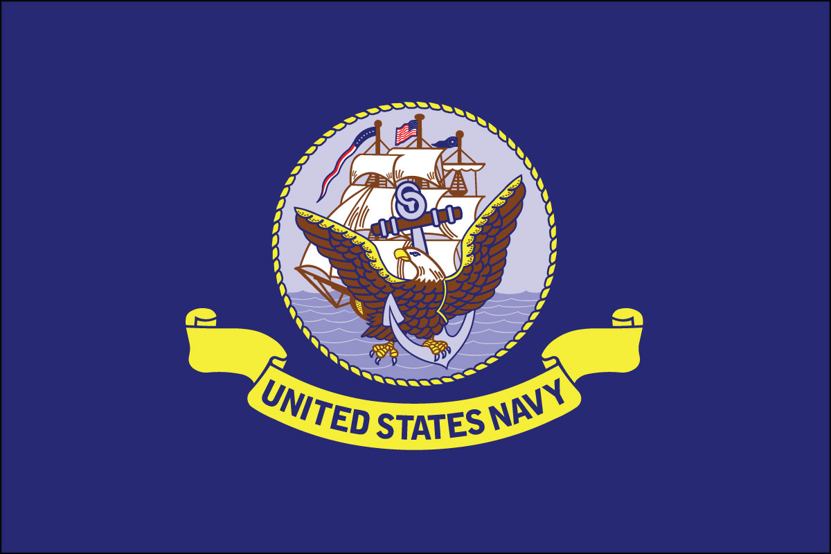 4x6" flag of US Navy